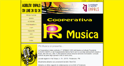 Desktop Screenshot of pnmusica.it